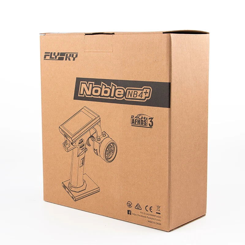 FLYSKY Noble NB4+ Noble NB4 Plus RC Car Transmitter Remote Controller 2.4G AFHDS3 8CH with FGr4B Receiver for RC Car Boat