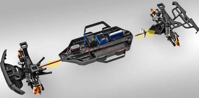 Traxxas 1:10 Raptor R 4*4 F150 Ultimate Four-Wheel Drive Brushless Short Card Remote Control Off-Road Vehicle Desert Short Card