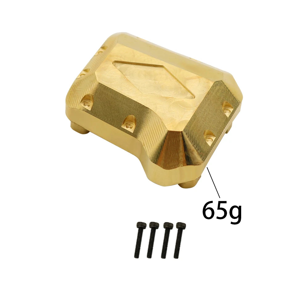 1/10 RC Crawler TRX-4 Brass Heavy Duty Counter Weight Set Portal Drive Axle Housing Bumper Mount TRX4 TRX6 Upgrade Parts