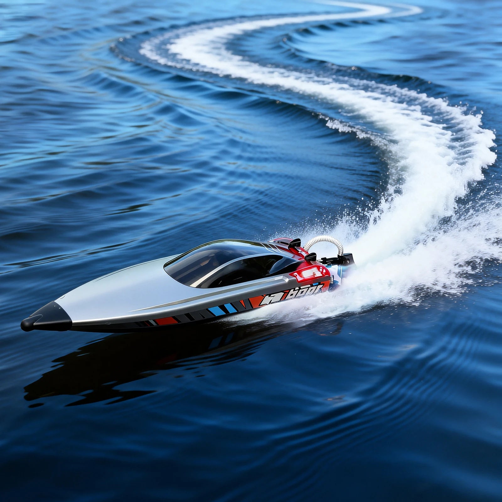 22.8Inches UDI R/C UDI018 Large RC Speed Boat 2.4G 4WD  40-45km/h Remote Control Brushless Watercraft for Hobby Adult