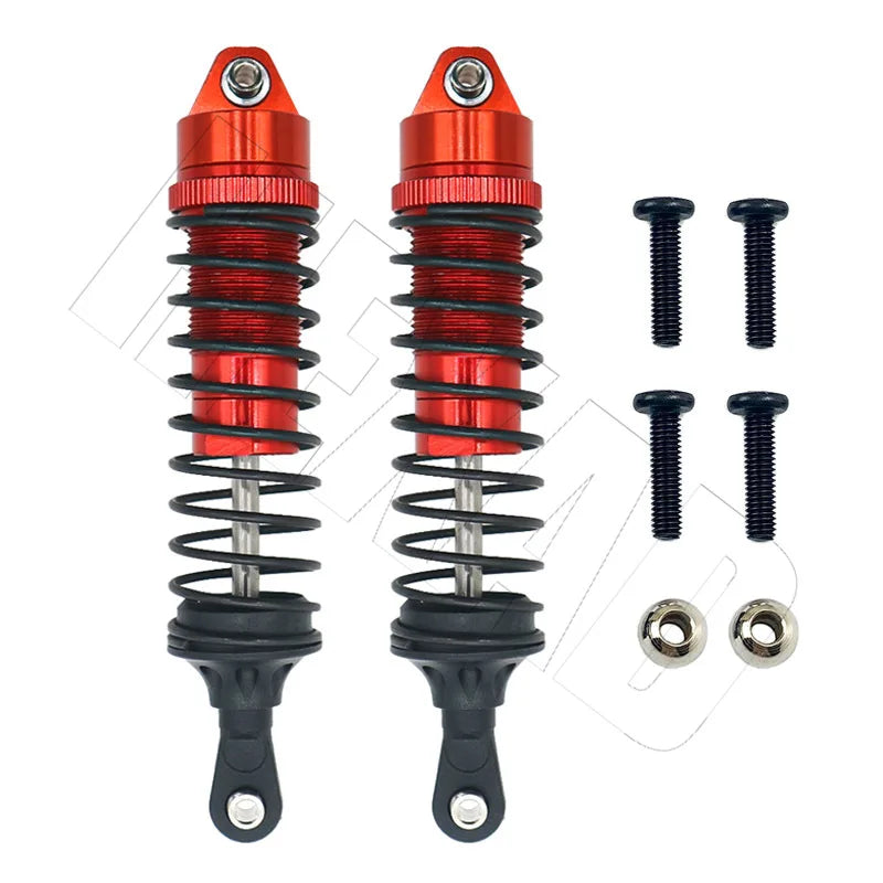 Aluminum Front&Rear Shocks Absorber Assembled for 1/10 Traxxas Slash 4x4 4WD 2WD Rustler VXL Stampede RC Car Upgrade Part