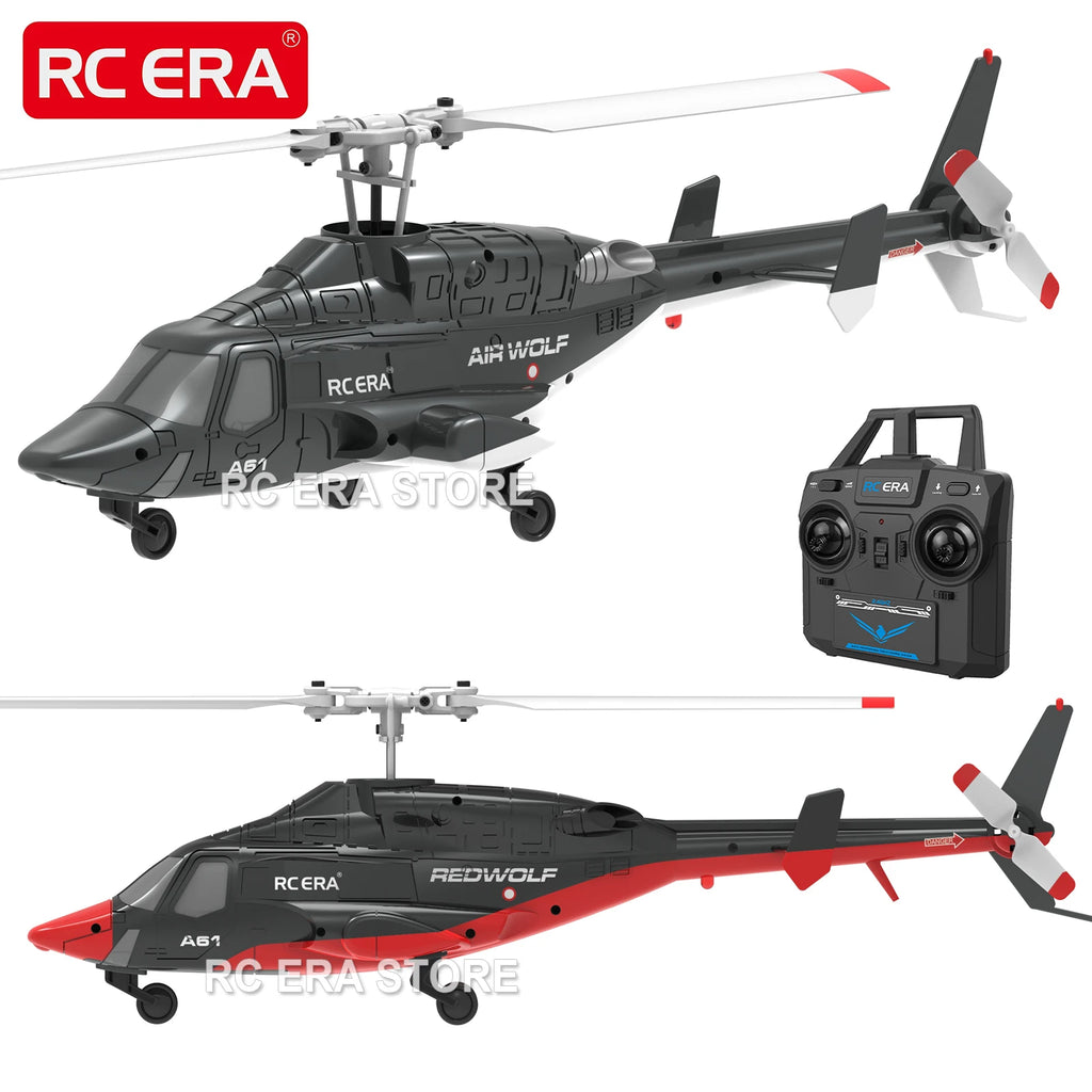 RC ERA C032 UH1 Huey Weathered Marine 6ch RC Helicopter with Optical Flow TOF Auto Stabilized Remote Control Hobby Toys for Boy