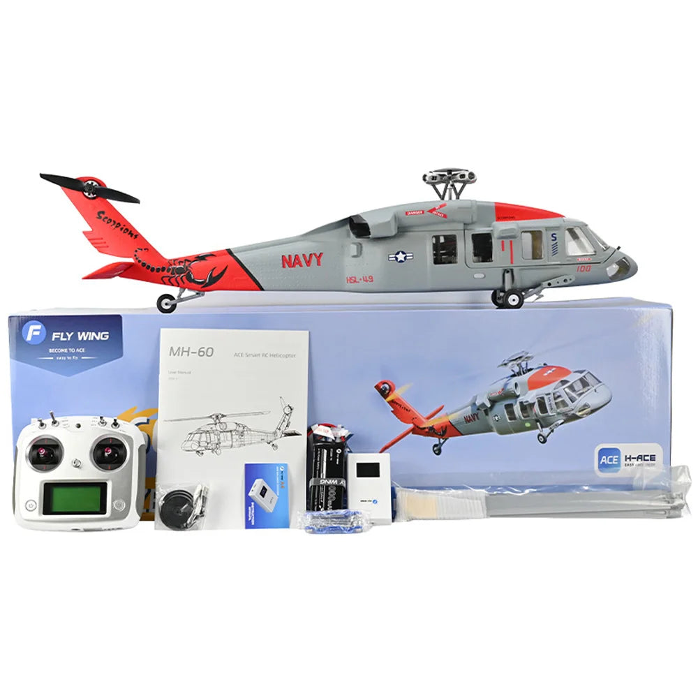 FLYWING MH-60 R Seahawk RC Helicopter LED light ACE ATT MH60R GPS helicopter MH60 rc helicopter 470 size MH60 Scale Helicopter
