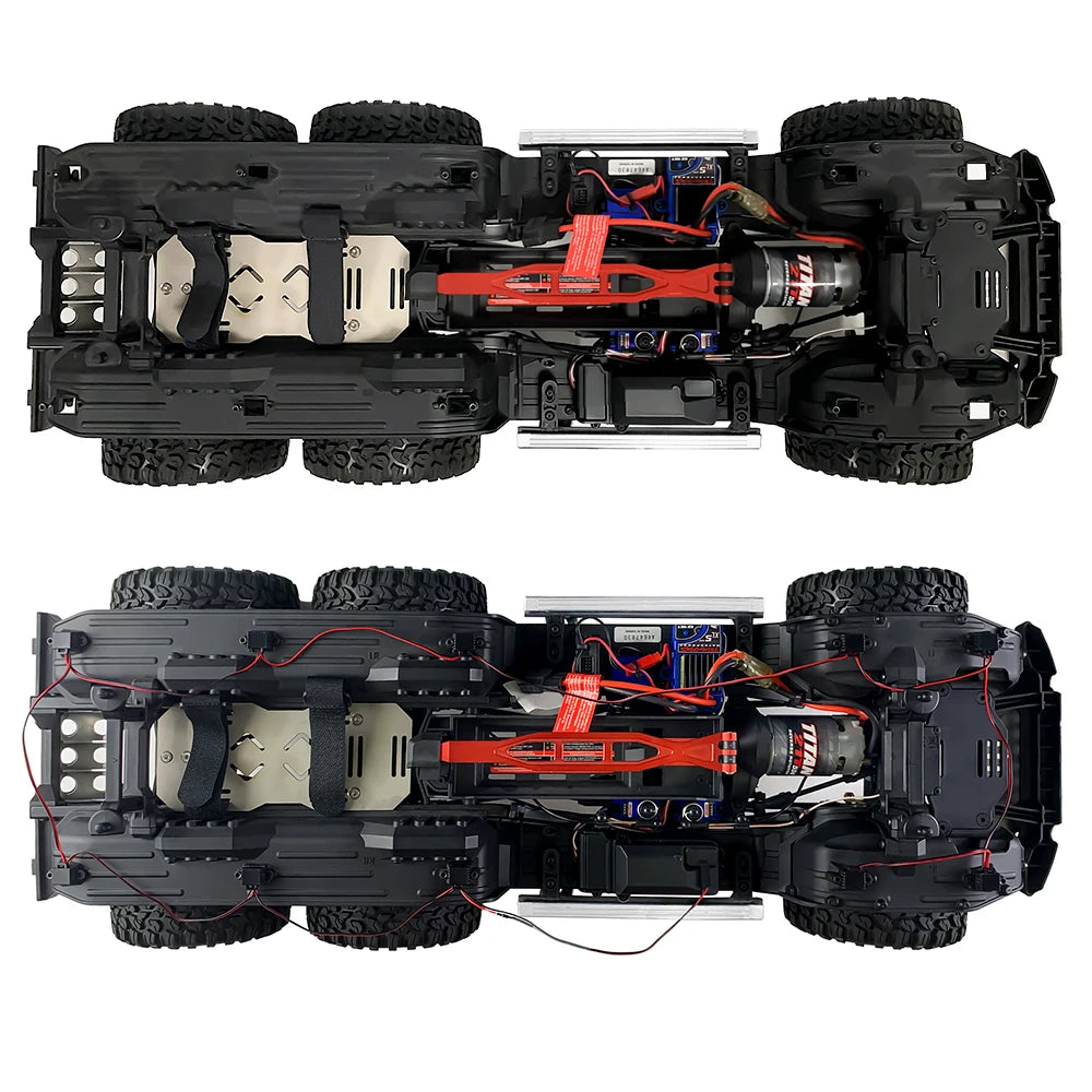 AXSPEED Wheel Eyebrow Light Wheel Arch Lamp Chassis LED Lights for 1/10 RC Crawler TRX4 TRX6 G63 TRX-6 T6 Climbing Flat Car