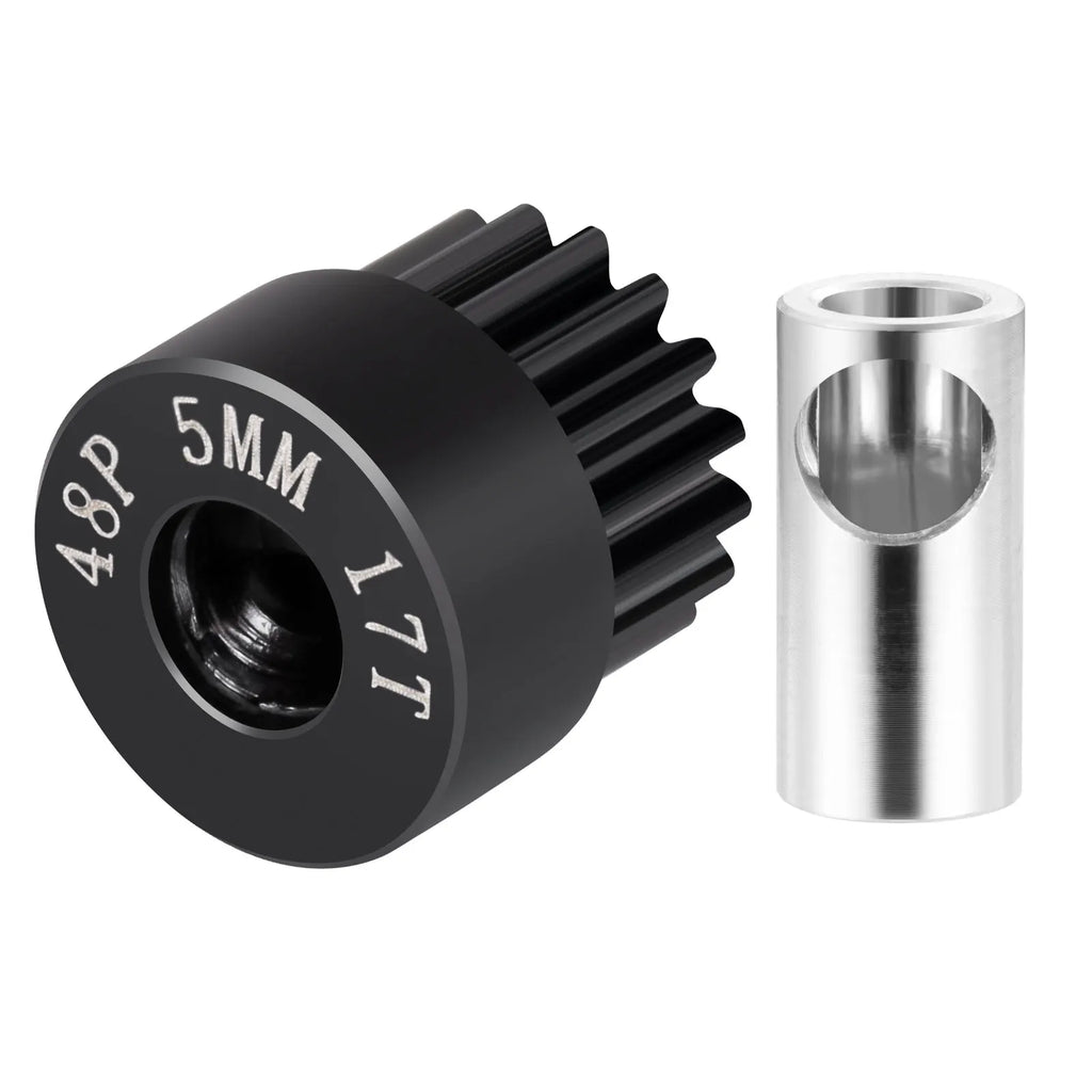 TRINOOD Steel 48P Motor Gear Pinion 17-45T for 5mm Shaft 1/10 1/8 1/6 1/5 RC Buggy Monster Truck Drift Car Off-Road Crawler Part