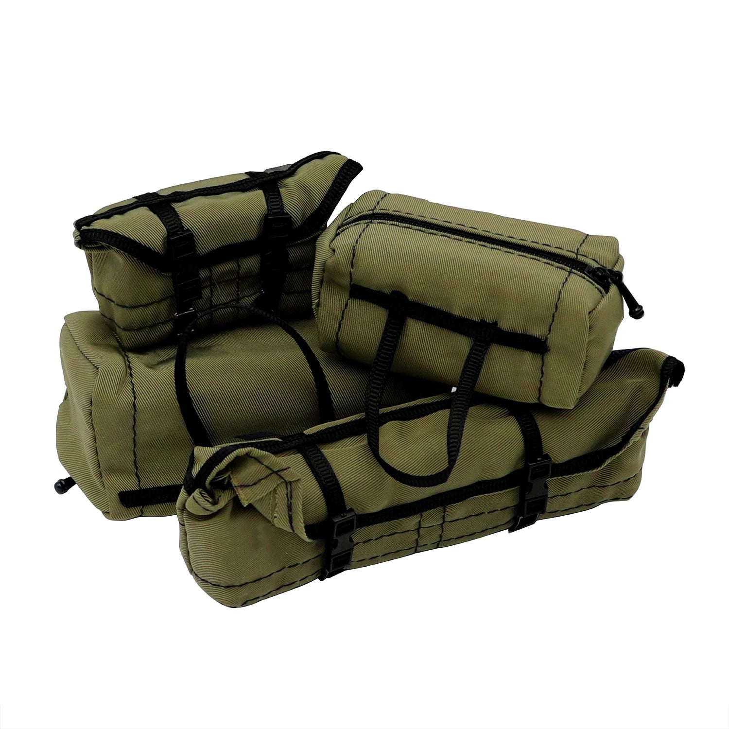 Simulation Replica Bag Roof Travel Bag Scale Decoration Luggage Bag For RC Crawler Car 1/10 1/12 1/18 SCX10 TRX4 TRX4M WPL MN