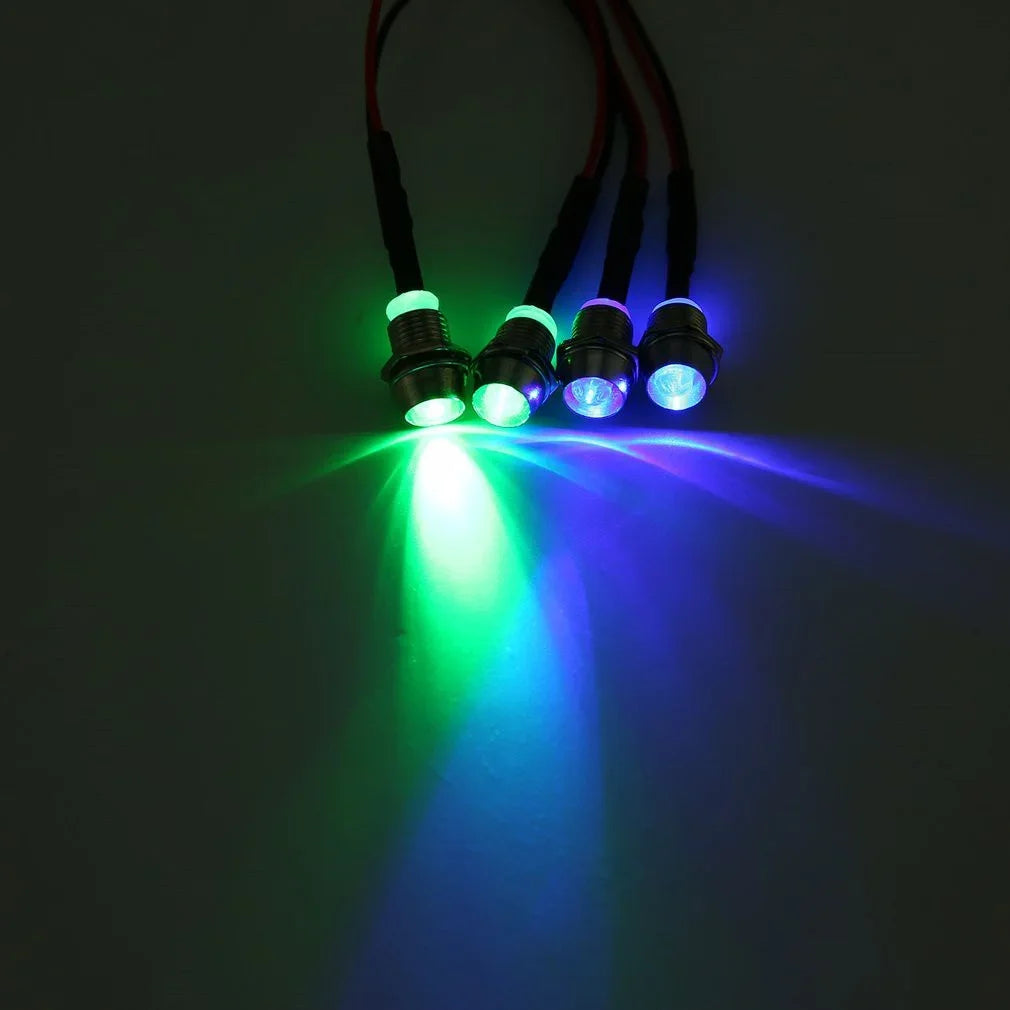 RC LED Light Kit headlamps for 1/10 1/8 1/12 RC Car Truck Crawler Drift Car Headlight Taillight TRAXXAS HSP HPI MN99 MN90