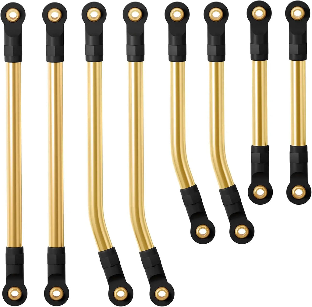 8PCS Brass Link Set High Clearance Chassis Links for TRX4M Upgrade Parts 1/18 RC Crawler Car Accessories