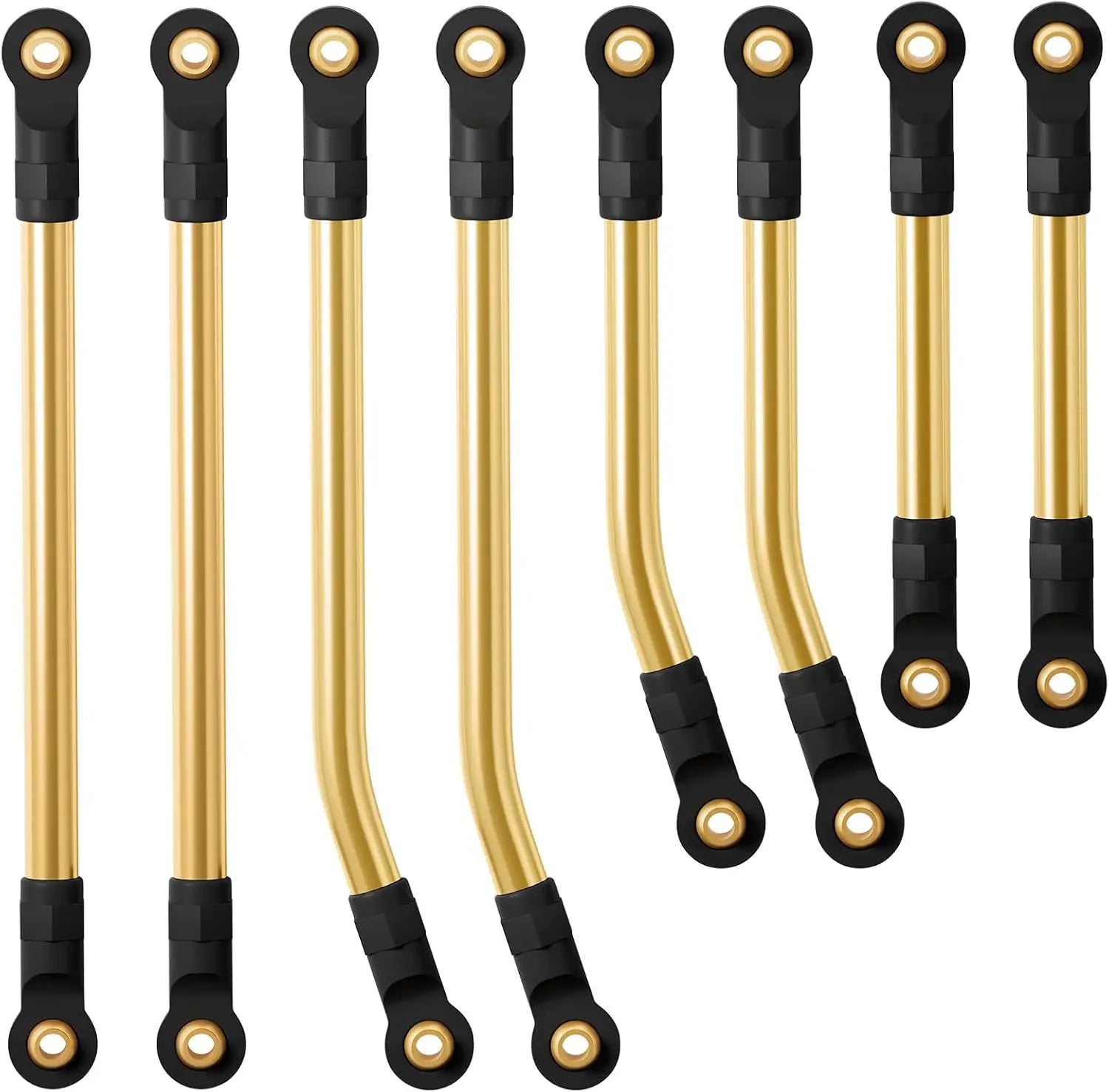 8PCS Brass Link Set High Clearance Chassis Links for TRX4M Upgrade Parts 1/18 RC Crawler Car Accessories