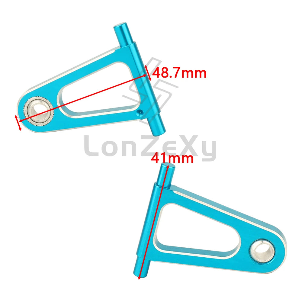 Metal Suspension Arms Steering Knuckle Gearbox Housing Motor Mount CVD Shaft for Tamiya TT01 TT-01 1/10 RC Car Upgrade Parts