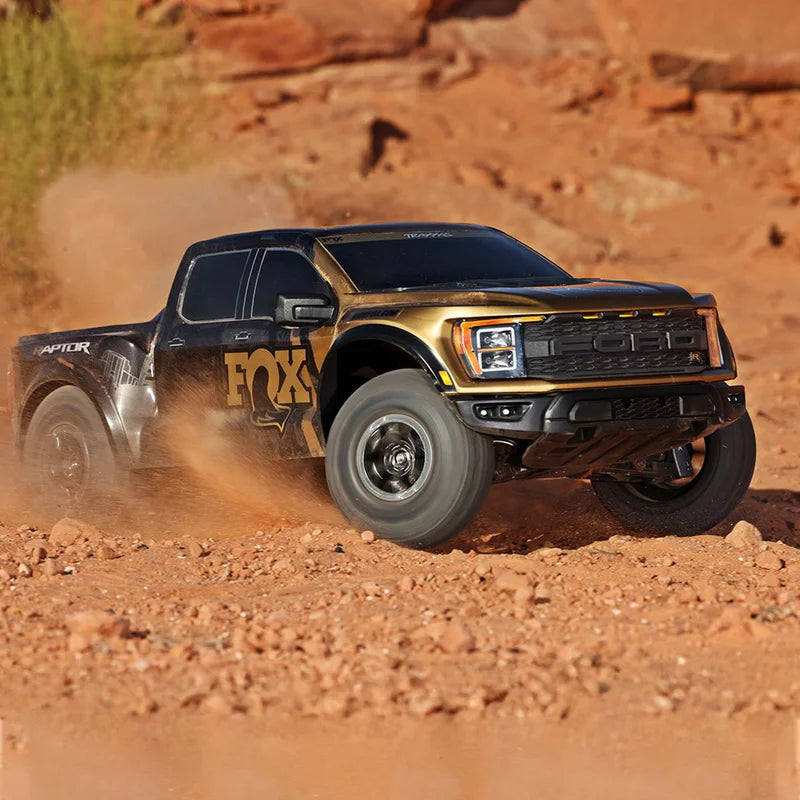 Traxxas 1:10 Raptor R 4*4 F150 Ultimate Four-Wheel Drive Brushless Short Card Remote Control Off-Road Vehicle Desert Short Card