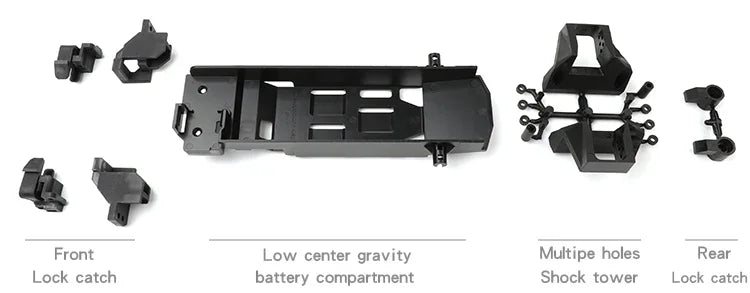 TRX-4 Simulation 324mm Wheelbase 2 Doors Pickup Truck Body Shell for 1/10 RC Crawler Car Traxxas TRX4 DEFENDER RD110 Parts