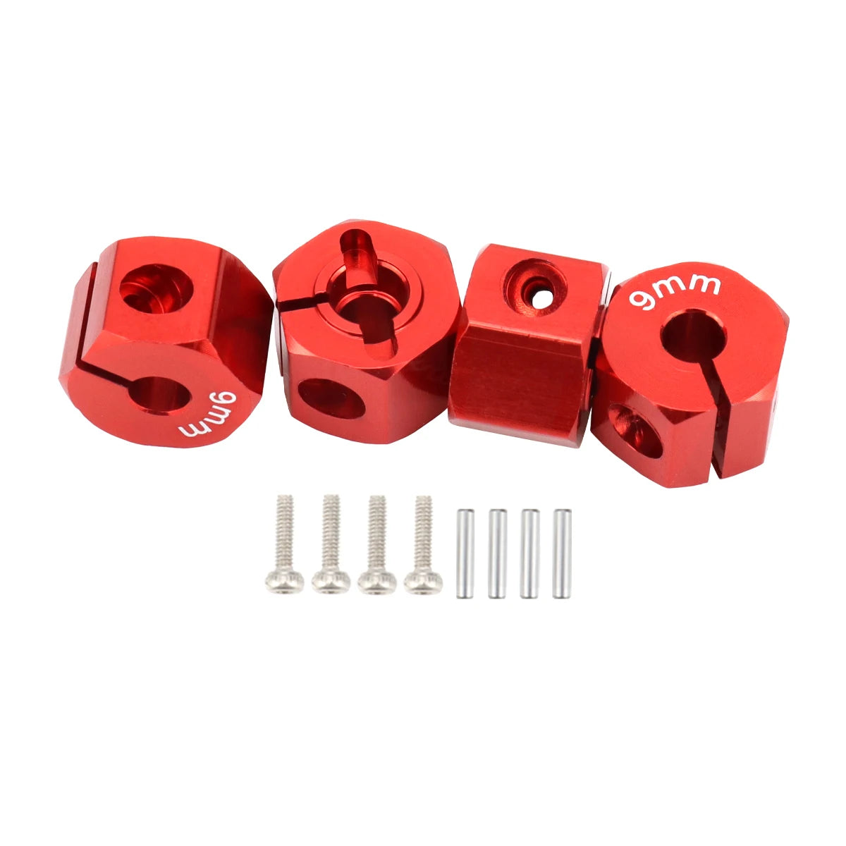 Aluminum 5/6/7/8/9/10/11/12mm Adapter Hex 12mm Drive Hub with Pin Screws for RC Auto Track Truck HSP HPI Tamiya Traxxas Slash