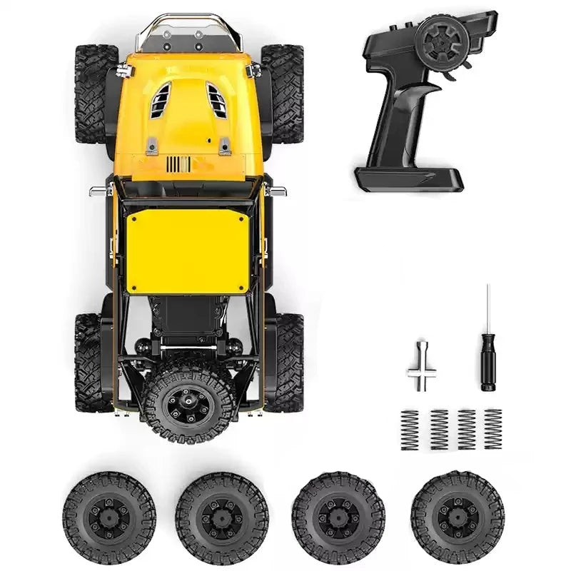 Mjx H12y Pro Rc Car 1/12 Brushless Off-Road Climbing Vehicle Magnetic Quick-Release Aluminum Metal Body Metal Servos Rc Toy