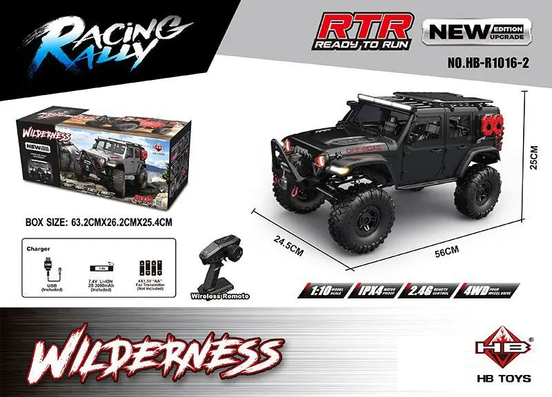 Upgraded R1011/R1012/R1013/R1014/R1015/R1016 Remote Climbing Off Road Vehicle 1:10 Professional Rc 4wd Car Model Boy Toys Gift