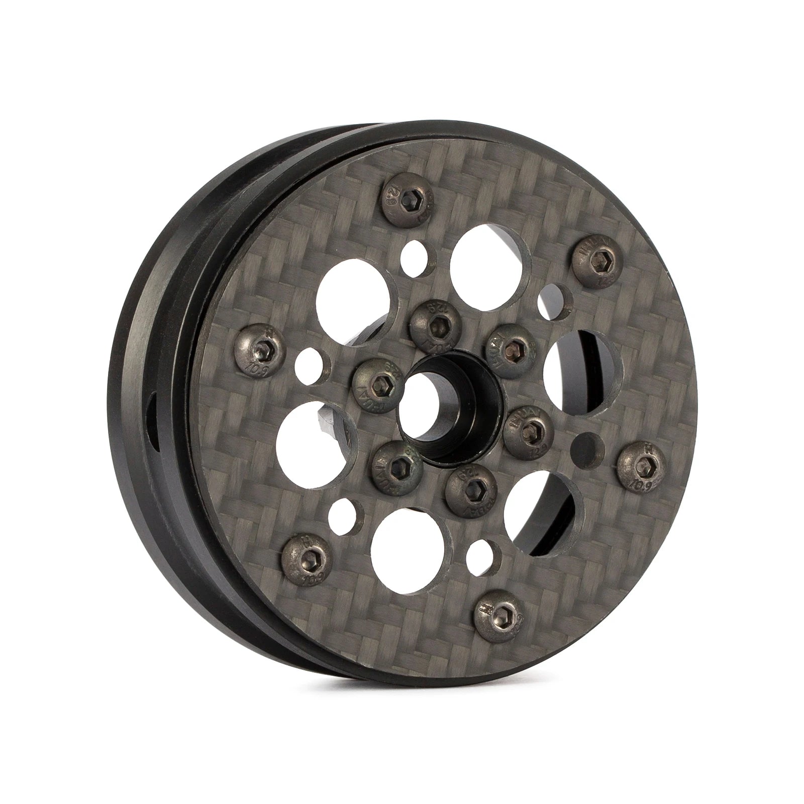 1.9 Inch Carbon Fiber Portal Beadlock Wheels Rims for 1/10 RC Crawler lightweight design GSPEED LCG Chassis Capra SCX10 Pro TRX4