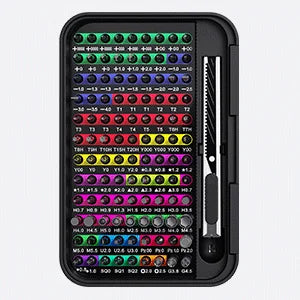132 in 1 Precision Screwdriver Set Phillips Torx Magnetic Screwdriver Head with Storage Box 152 bit Small Hand Repair Tool Kit