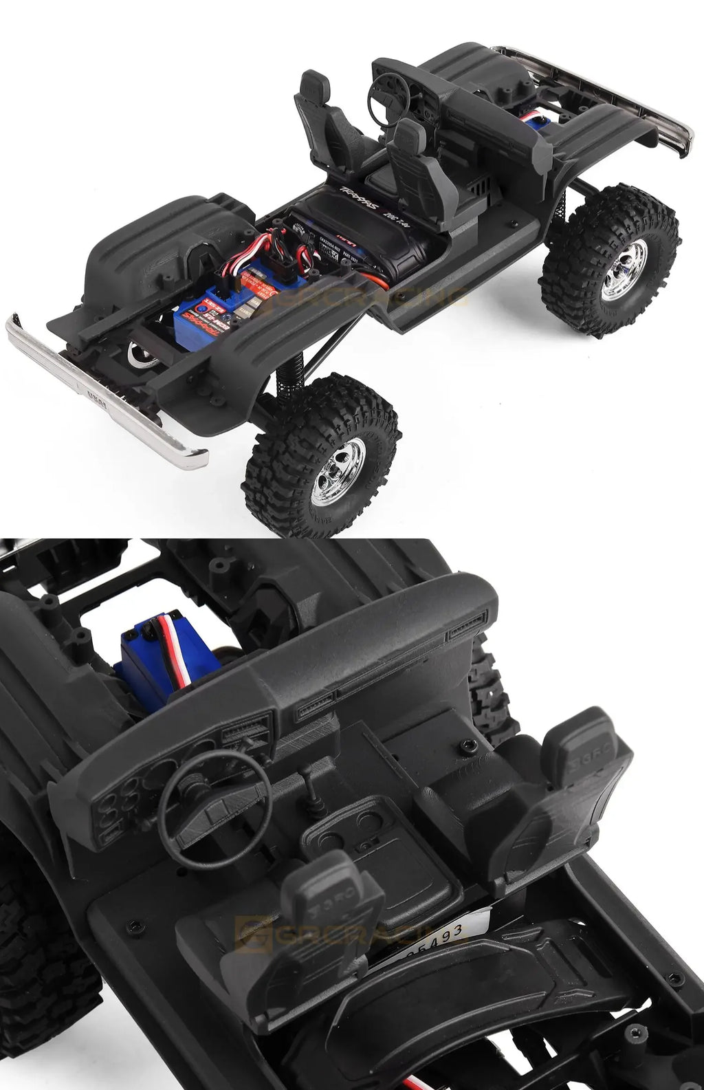 TRX4M 3D Printing Interior Seat and Fender for 1/18 RC Crawler Traxxas TRX-4M Car Chevrolet K10 Upgrade Parts