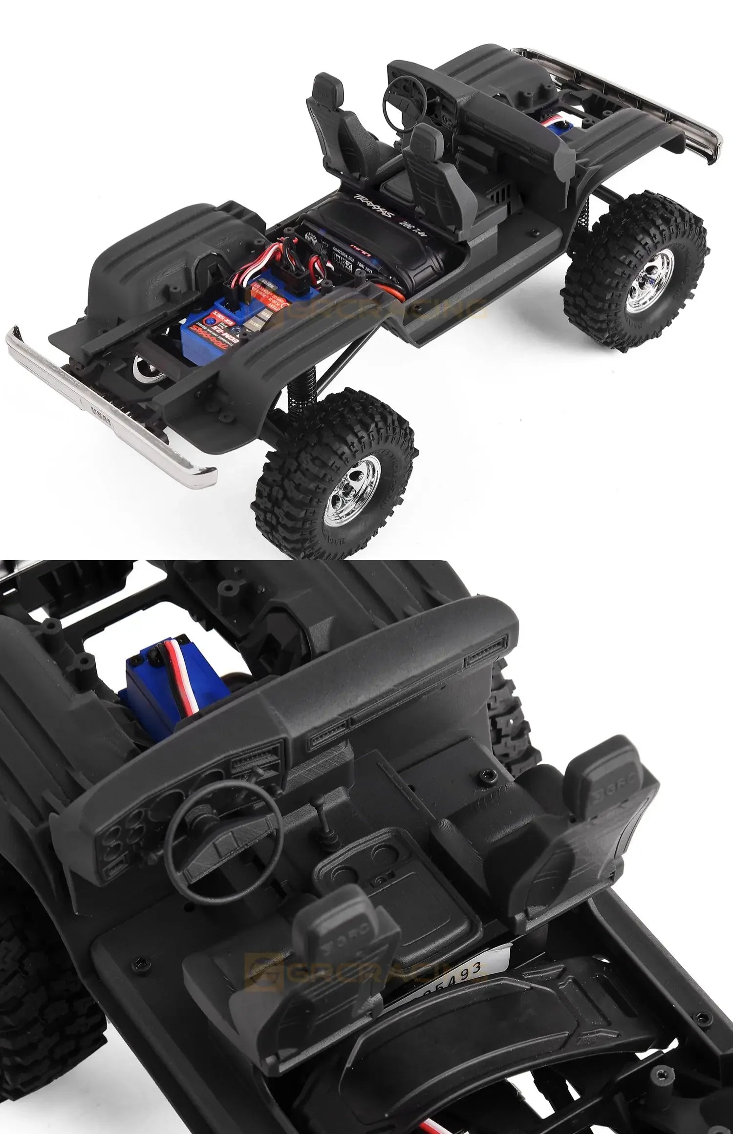 TRX4M 3D Printing Interior Seat and Fender for 1/18 RC Crawler Traxxas TRX-4M Car Chevrolet K10 Upgrade Parts