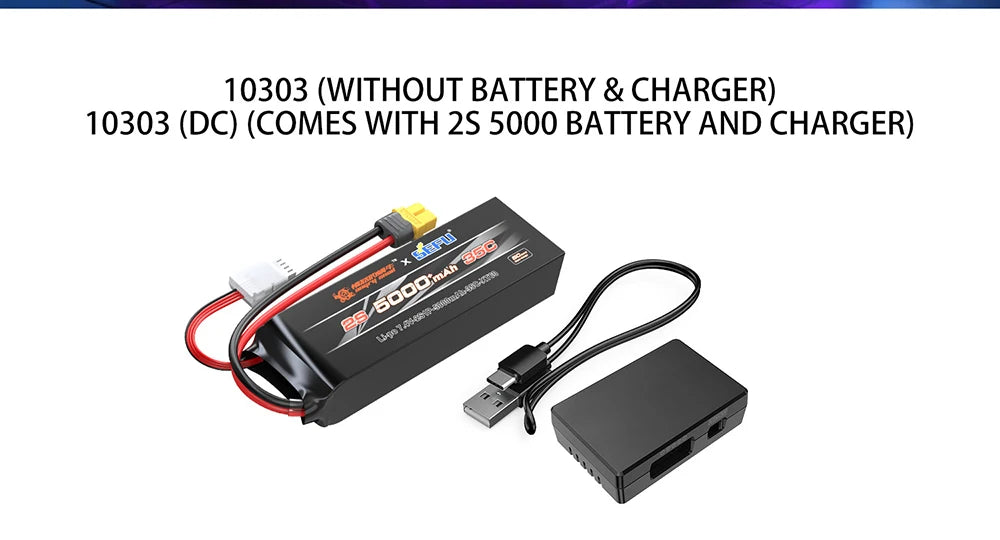 Mjx New Sell Well 10304 1/10 Scale Brushless Motor Remote Control Car High-Speed Drift Remote Control Toy Advanced Fun Gift