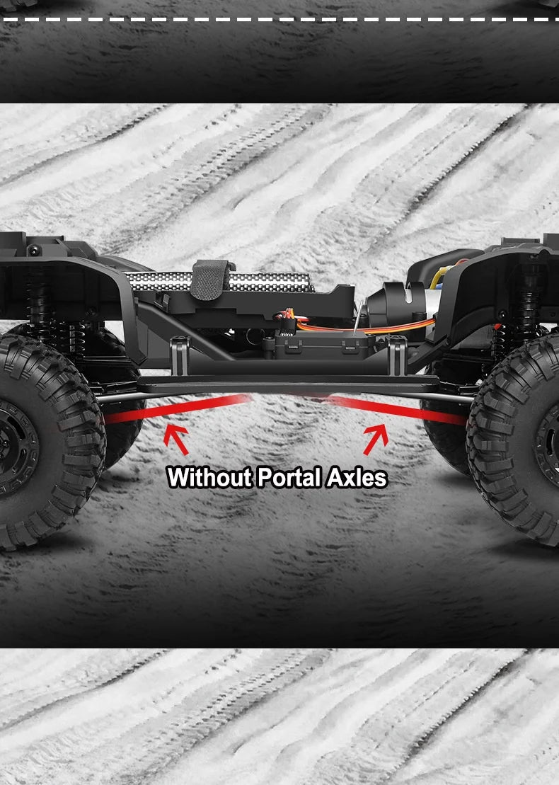NEW Upgrades 2025 HB R001 Bronco with electric winch 1/10 4WD Remote Control Off-road Vehicle Electric Model RC Climbing