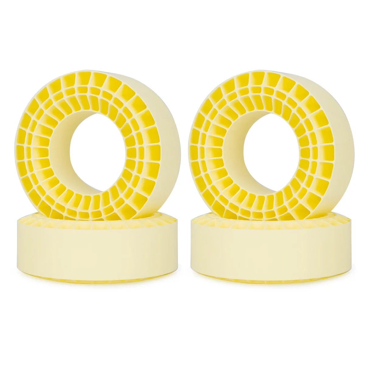 4PCS Waterproof 2.2" Silicone Rubber Insert Foam 125*45mm for 1/10 RC Crawler Car SCX10 Capra Wraith Upgrade Parts