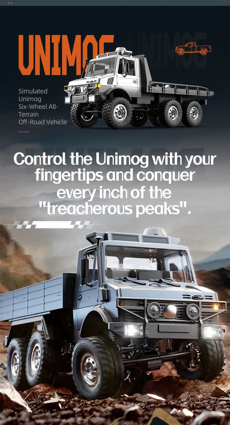Kid Adult JJRC C8823 1/18 Six-Wheel All-Terrain Off-Road Vehicle Remote Control Car Esc 370 Motor Remote Control Truck Boy Toy