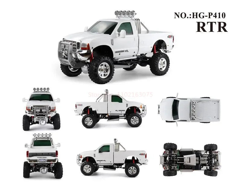 Hengguan 1/10 Raptor P410 4WD remote control car 2.4G truck high-end model RC Racing Crawler 2.4G Radio Motor ESC TH16938-SMT2