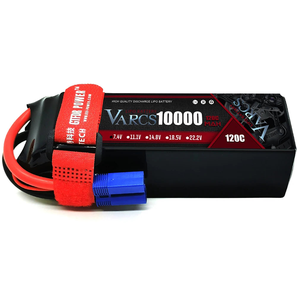 2PCS VARCS 7.4V 7.6V 11.4V 11.1V 15.2V 14.8V 22.2V 2S 3S 4S 6S 5200Mah 6300Mah 6500mAh 6200mAh 6750mAh 8000mAh 7000mAh 10000mah