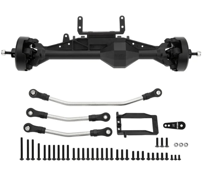 MEUS RACING 1/10 Nylon ISO Stright Axles with Front Axle Counterweight for Axial Capra II SCX10 II and Other DIY 1/10 RC Crawler