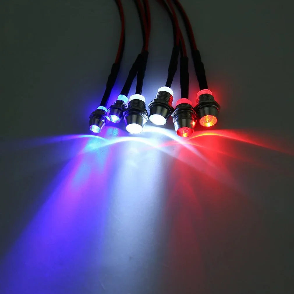 RC LED Light Kit headlamps for 1/10 1/8 1/12 RC Car Truck Crawler Drift Car Headlight Taillight TRAXXAS HSP HPI MN99 MN90