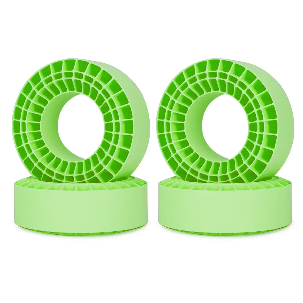 4PCS Waterproof 2.2" Silicone Rubber Insert Foam 125*45mm for 1/10 RC Crawler Car SCX10 Capra Wraith Upgrade Parts
