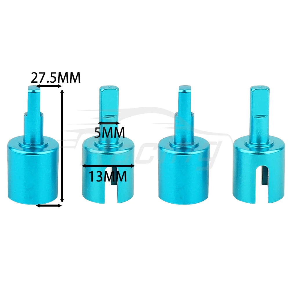 Metal Suspension Arms Steering Knuckle Gearbox Housing Motor Mount CVD Shaft for Tamiya TT01 TT-01 1/10 RC Car Upgrade Parts