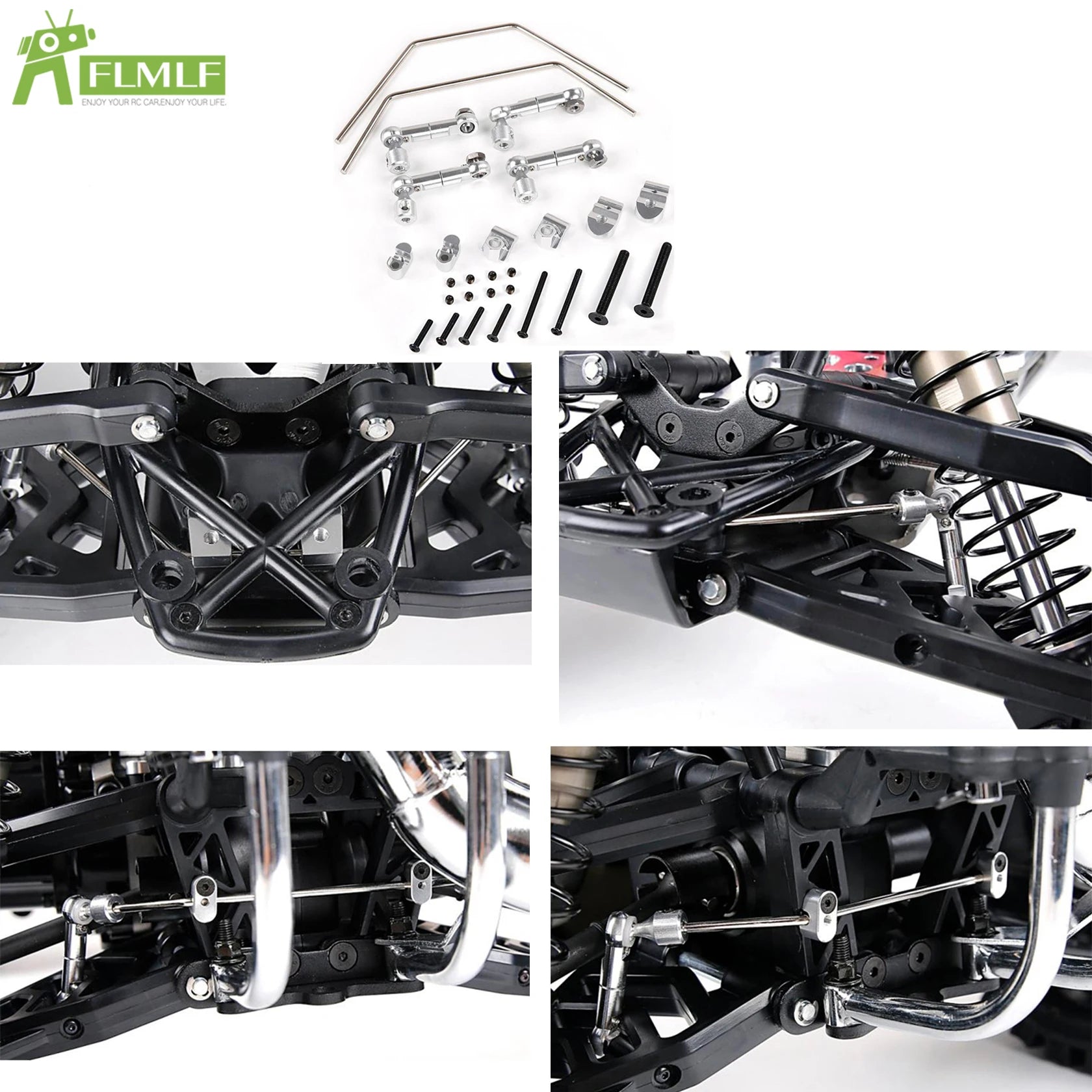 Sway Bar Anti Roll Bars Balance Bar Set or Accessory Fit for 1/5 HPI ROFUN BAHA ROVAN KM BAJA 5B 5T 5SC Rc Car Toys Games Parts