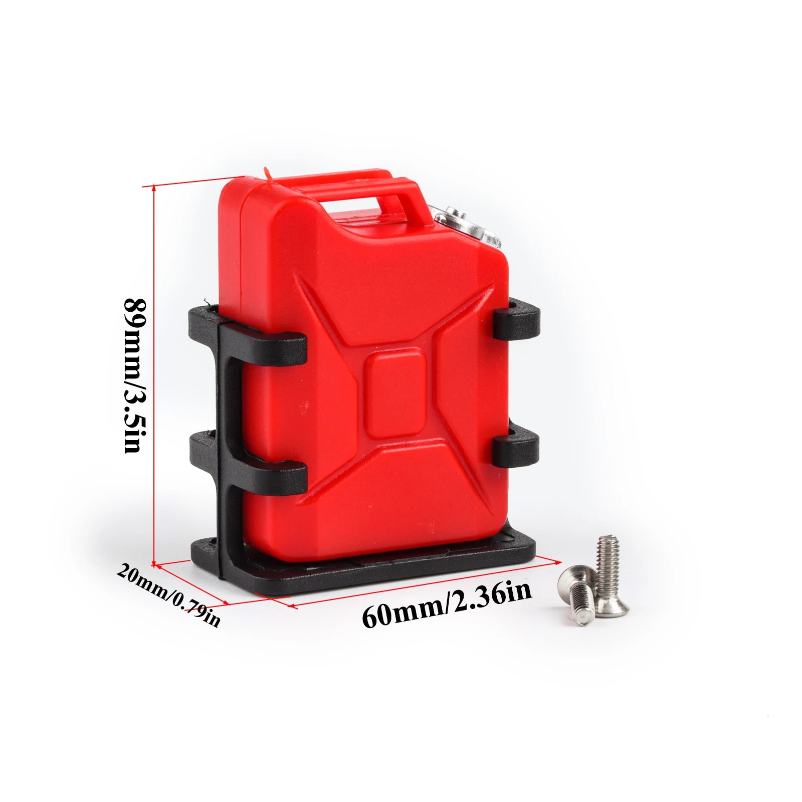 Molded Decoration Fuel Tank Shovel Oil Drum For 1/10 RC Crawler Axial SCX10 Capra TRX4 TRX6 Redcat