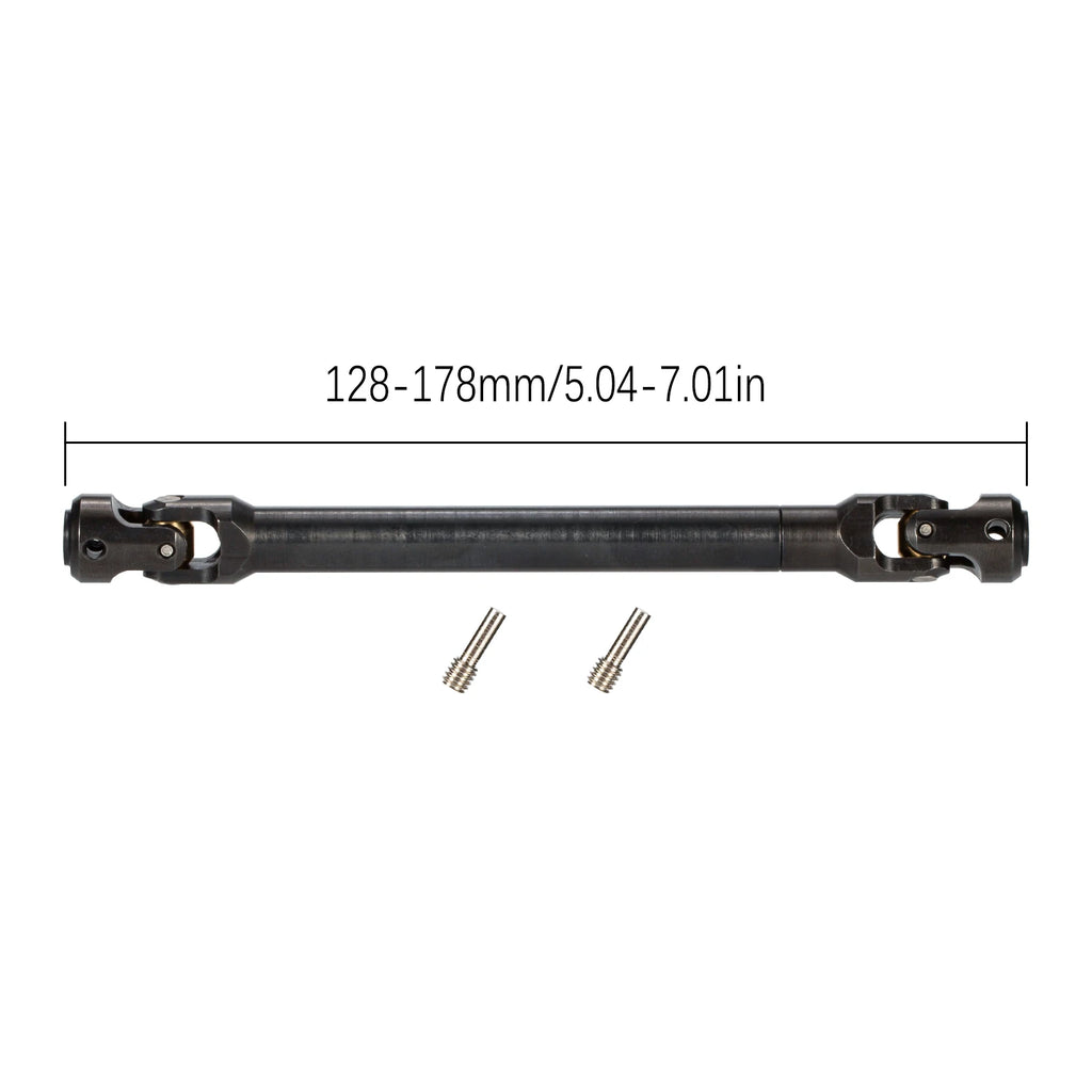 Hardened Steel Driveshaft Heavy-Duty RC Car Drive Shaft for 1/10 RC Crawler SCX10 II III Pro Wraith Capra RR10 TRX4 Element LCG
