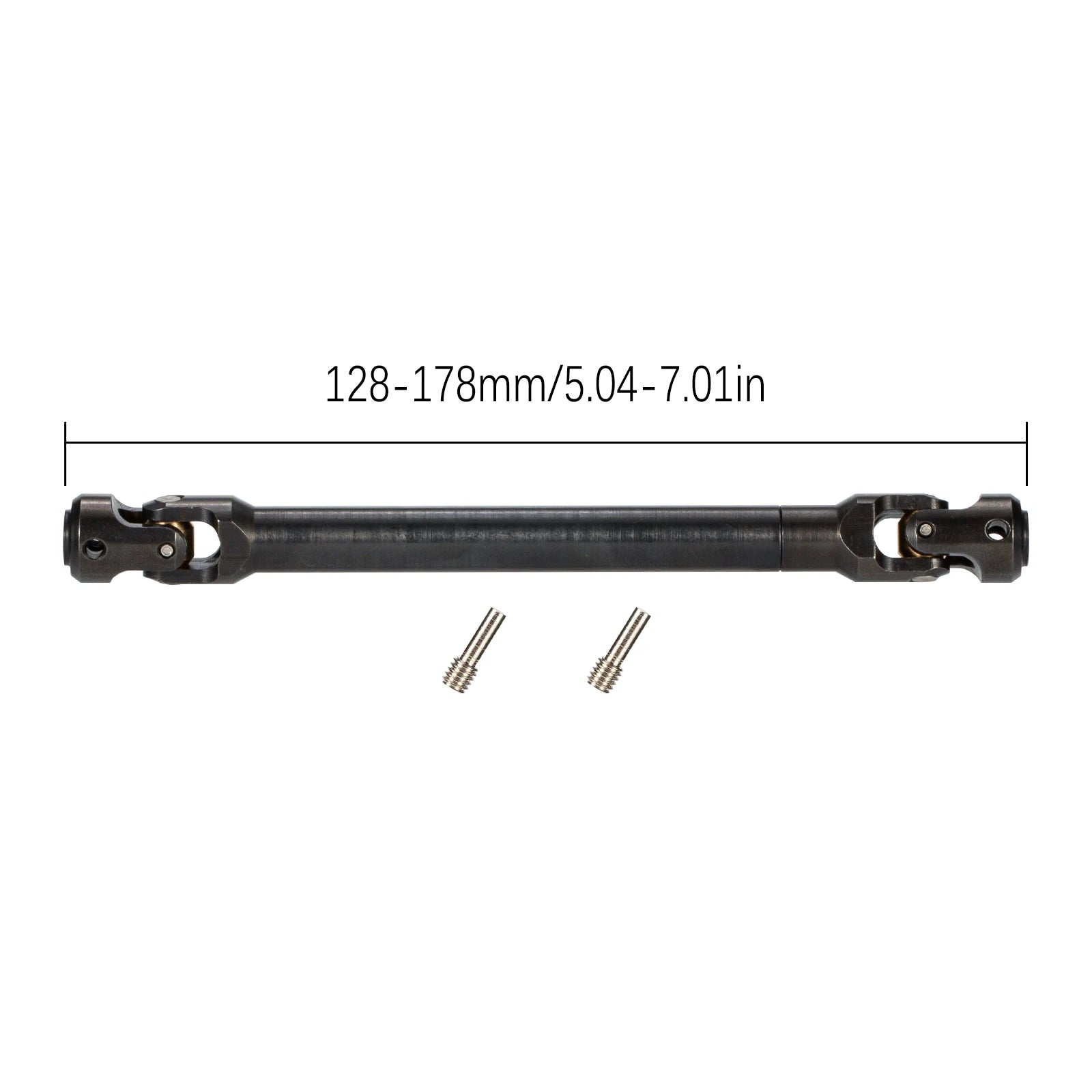 Hardened Steel Driveshaft Heavy-Duty RC Car Drive Shaft for 1/10 RC Crawler SCX10 II III Pro Wraith Capra RR10 TRX4 Element LCG