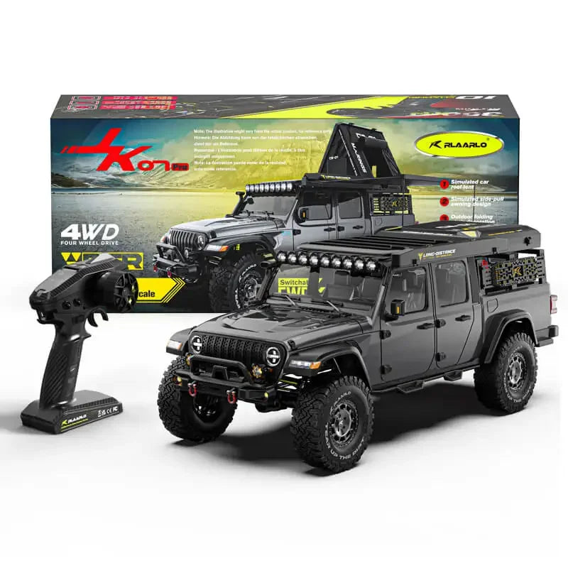 JK07 PRO Brushed 4x4 RTR RC Crawler 1/7 Electric Remote Control Model Car Buggy Adults Children's Toys