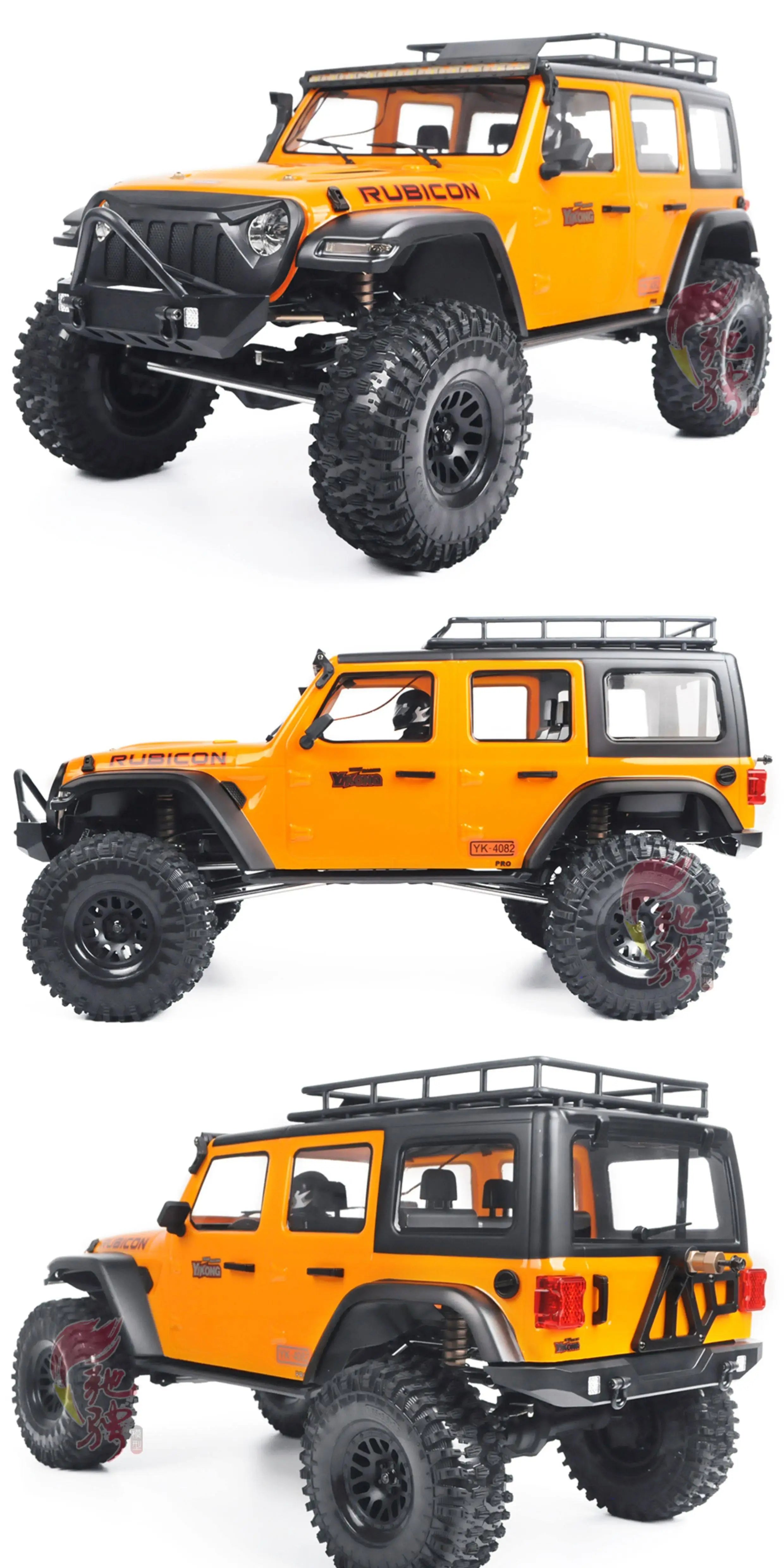 YIKONG YK4082 V3 Professional RC Remote Control Car Model 1:8 Climbing Car 4WD Differential Lock Shifting Off-Road Vehicle 4082