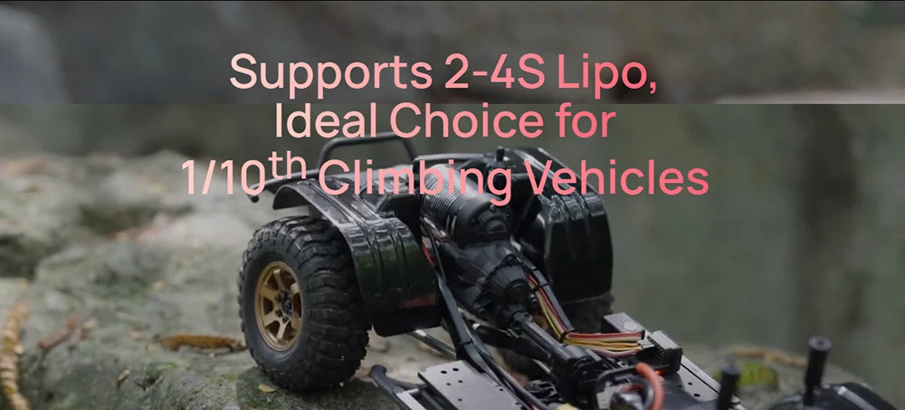 HOBBYWING QuicRun Fusion Pro Elite 50A 2300KV Sensored Brushless Integrated ESC Motor for 1/10 RC Model Car Crawler Accessories