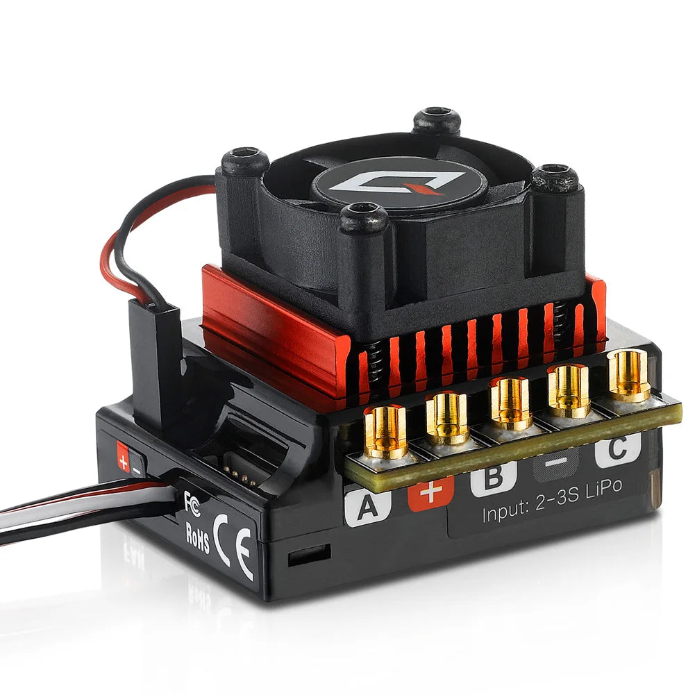 Hobbywing QUICRUN Sensored 10BL120 G2 120A /10BL60 60A 2-3S Lipo Brushless ESC For 1/10 RC Racing Car