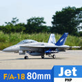 FMSRC RC Airplane 80mm Ducted Fan EDF Jet F18 F-18 Hornet 6CH with Flaps Retracts 6S Hobby Model Plane Aircraft Avion