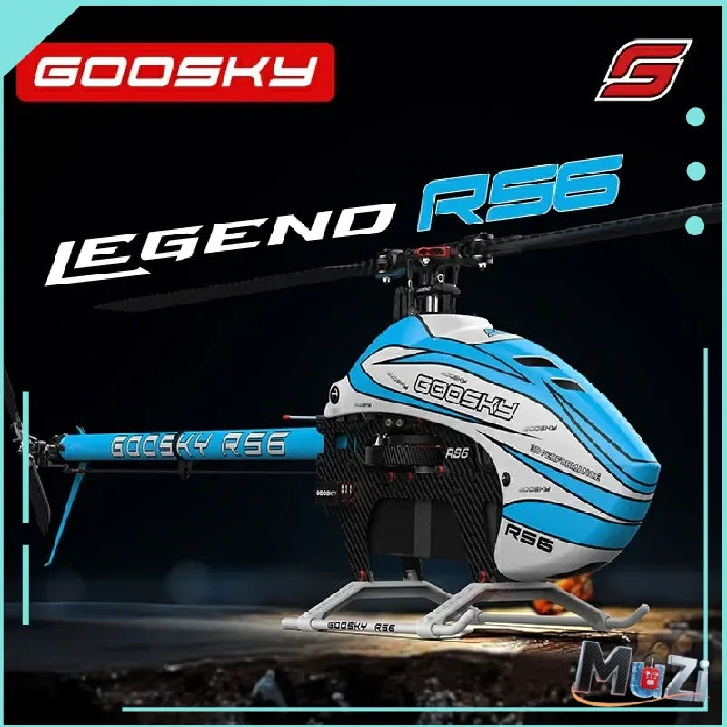 GOOSKY RS6-600 Level Model Aircraft Six Channel 3D Remote Control Aerobatic Helicopter Professional Remote Control Model Aircraf