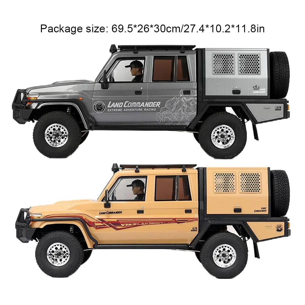 1/10 RGT EX86160 LC79 Lano Commander RC Car 4WD Simulation Remote Control Electric Off road Climbing Vehicle Model Gift