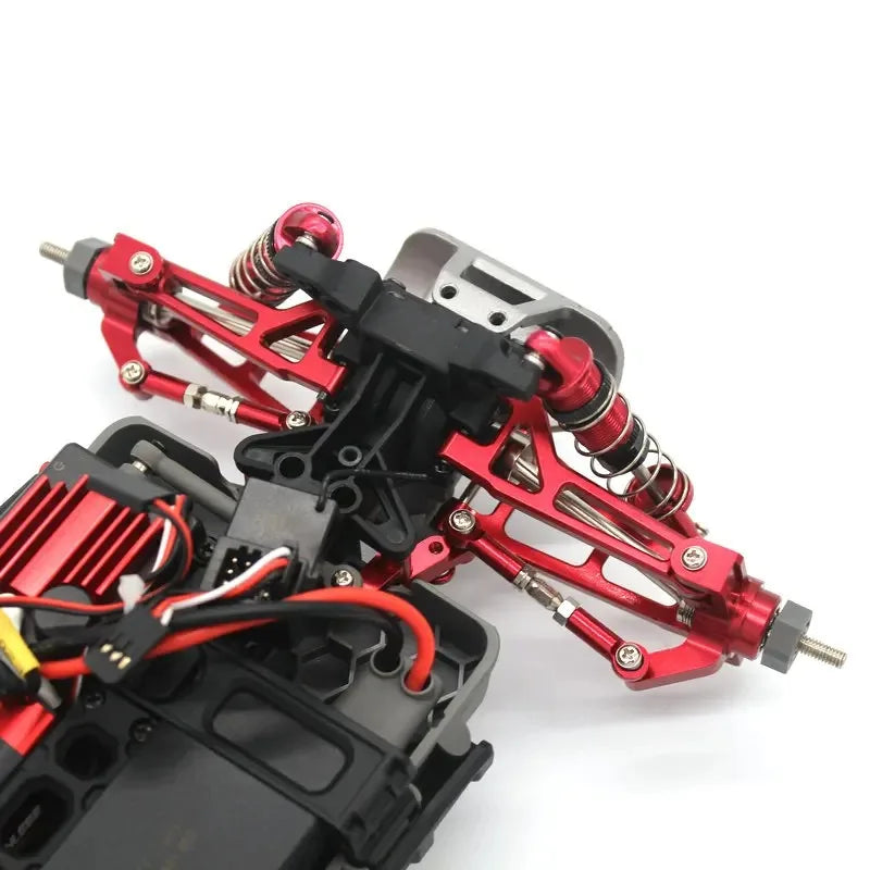 Aluminum Alloy Suspension Arm  Cup Set Upgrade Metal Parts Accessories For Mjx Hyper 1/16 Go  RC Car 16207 16208 16209 H16 H16BM