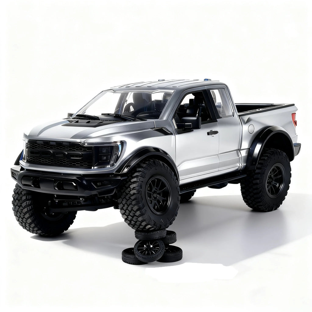 1:12 RC Car RC Pickup Truck F-150 4WD RC Crawler Full Proportion Metal Drive Shaft Gear Off-Road RC Car Lifelike Door Opening