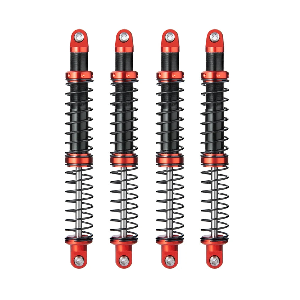 AXSPEED Metal Shock Absorber Oil Damper 75/85/95/105/115/125mm for 1:10 RC Crawler Car Axial SCX10 CC01 Wraith TRX4 TRX6 D90