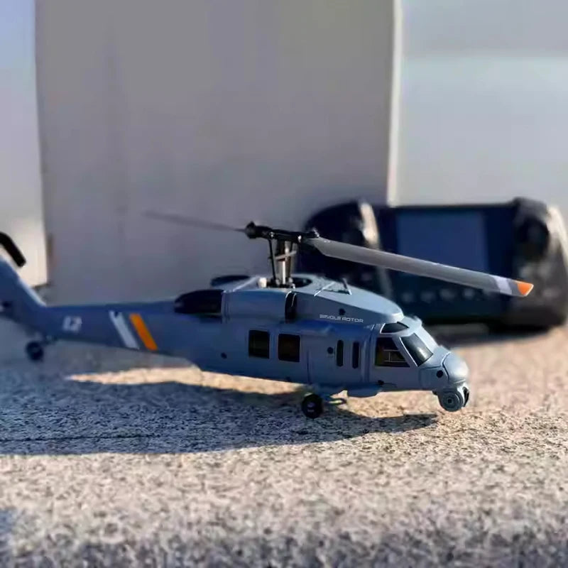 4DRC L2 Apache Military Remote Control Helicopter 6 Axis Gyro Single Rotor 8K Aerial Optical Flow With Screen Remote Boys Gift