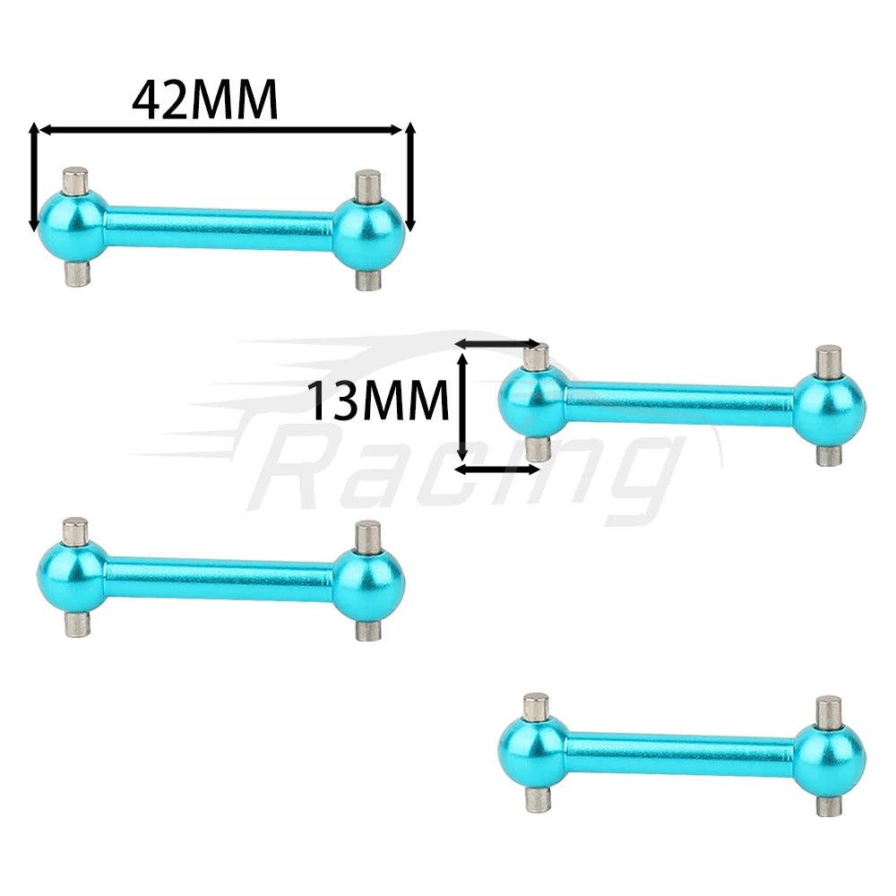 Metal Suspension Arms Steering Knuckle Gearbox Housing Motor Mount CVD Shaft for Tamiya TT01 TT-01 1/10 RC Car Upgrade Parts