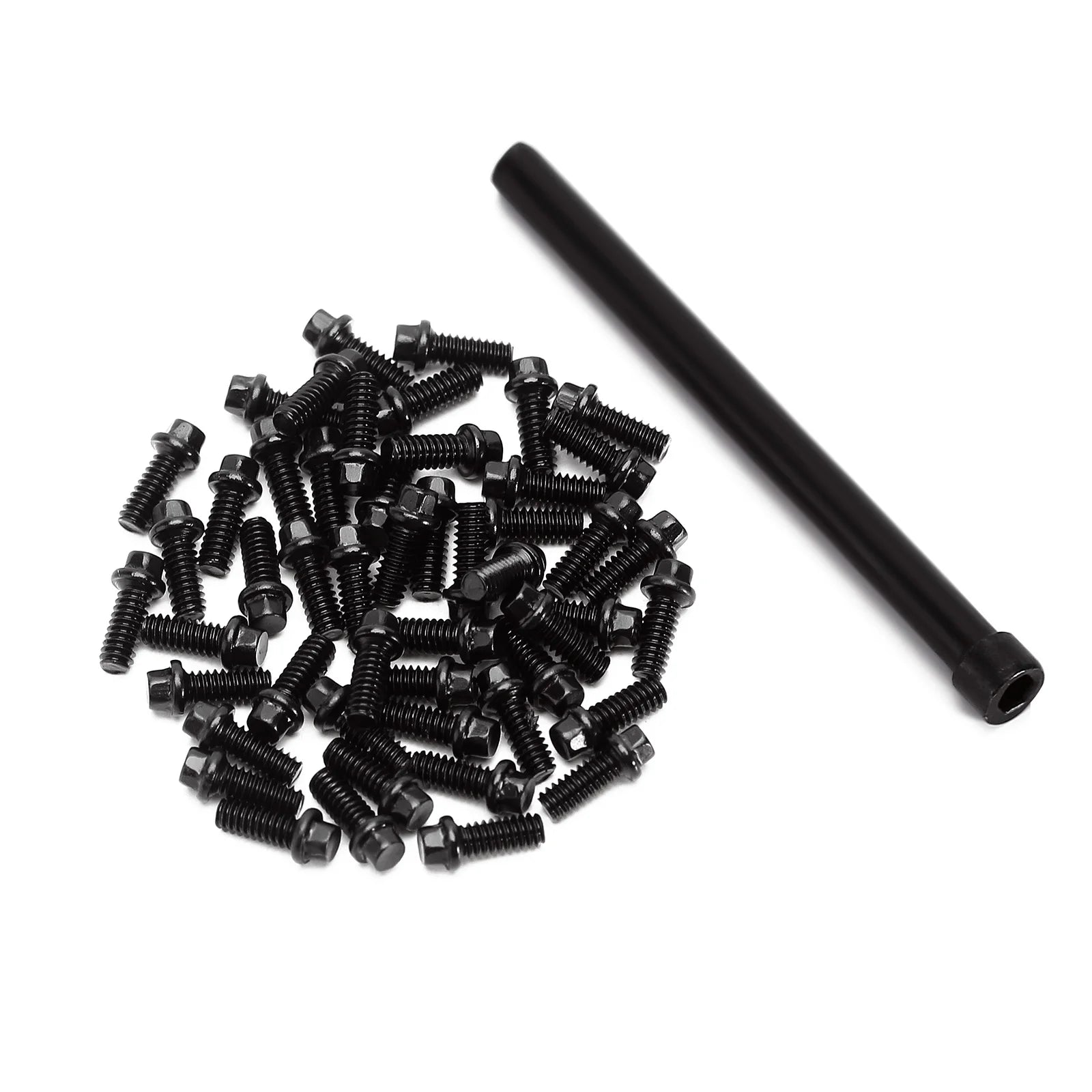 INJORA M2 M2.5 M3 Steel Scale Beadlock Ring Screws 1.9 2.2 Wheel Rims for 1/10 RC Crawler Car TRX4 Axial SCX10 AXI03007 VS4-10